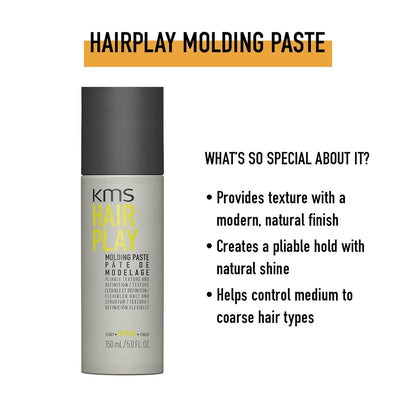 KMS HAIR PLAY Pâte de  modelage, 150 ml